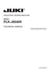JUKI PLK-J6040R Technical Manual
