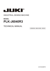 JUKI PLK-J6040R3 Technical Manual