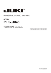 JUKI PLK-J4040 Technical Manual