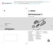 Bosch Professional GEX 34-125 Original Instructions Manual