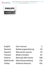 Philips FRITEUSE HD9285/93 User Manual