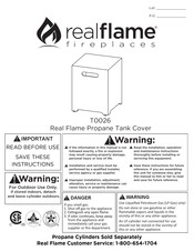 RealFlame T0026 Manual