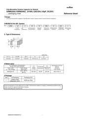 Murata GRM0225C1E9R6CDAEL Reference Sheet