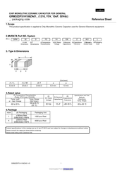 Murata GRM32DF51H106ZA01 Series Reference Sheet