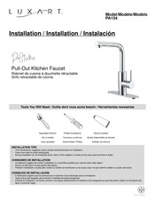 Luxart PaStiche PA134 Installation Manual