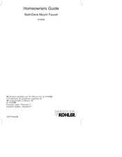 Kohler Triton K-T7019 Homeowner's Manual