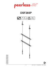 peerless-AV DSF265P Manual