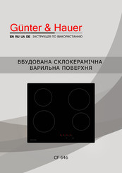 Gunter & Hauer CF 646 Manual