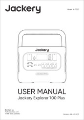 Jackery Explorer 700 Plus User Manual
