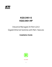 KTI Networks KGS-2461-S Installation Manual