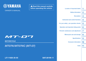 Yamaha MT07NC Owner's Manual