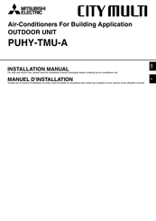 Mitsubishi Electric CITY MULTI PUHY-TMU-A Installation Manual