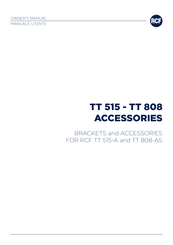 RCF TT 515-A Owner's Manual