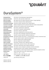 DURAVIT DuraSystem WD1014 000 000 Mounting Instructions