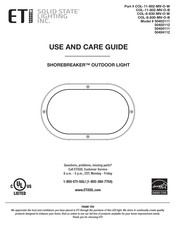 ETI 50404111 Use And Care Manual