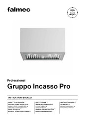 FALMEC Gruppo Incasso Pro GRINC80P Instruction Booklet