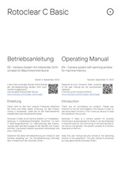 Rotoclear C Basic Operating Manual