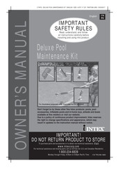 Intex 174PO Owner's Manual