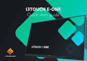 i3-TECHNOLOGIES i3TOUCH E-ONE Quick Start Manual