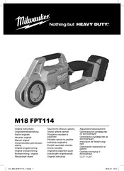 Milwaukee M18 FUEL FPT114-802CA Original Instructions Manual