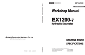 Hitachi EX1200-7 Workshop Manual