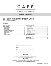 Cafe CMB903P2N1S1 Owner's Manual