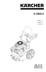 Kärcher G 2900 X Manual