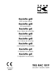 Team Kalorik TKG RAC 1019 Manual