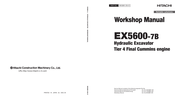 Hitachi EX5600-7B Workshop Manual
