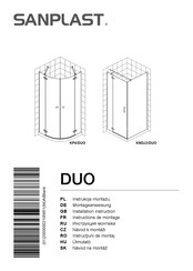 SANPLAST KNDJ2/DUO Installation Instructions Manual