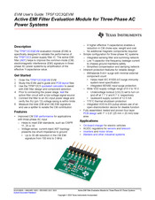 Texas Instruments TPSF12C3QEVM User Manual