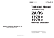 Hitachi ZAXIS 190W-3 Technical Manual