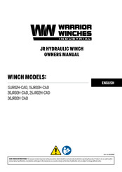 Warrior Winches 15JR02H-CAD Owner's Manual