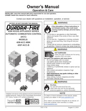 Quadra-Fire 43ST-ACC-B Owner's Manual
