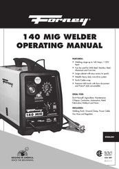 Forney 140 MIG WELDER Operator's Manual
