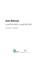 BMC REACTHEALTH Luna G3 CPAP User Manual