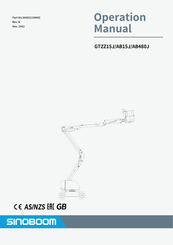 Sinoboom GTZZ15J Operation Manual