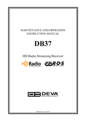 DEVA Broadcast DB37 Instruction Manual