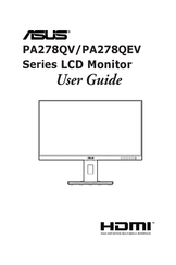 Asus PA278QV Series User Manual