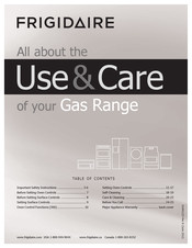 Frigidaire FGGF3047TF Use & Care Manual