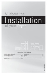 Frigidaire CFQE5000QW Installation Manual