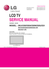 LG 26LK331-ZG Service Manual