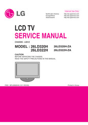 LG 26LD322H Service Manual