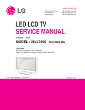 LG 26LV2500-DG Service Manual