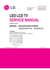 LG 26LV2530-TD Service Manual