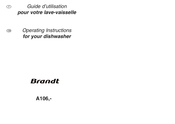 Brandt A106 Series Operating Instructions Manual