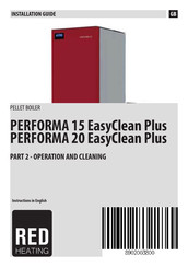 Red Heating PERFORMA 20 EasyClean Plus Installation Manual