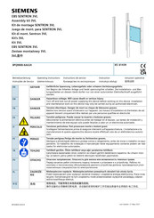 Siemens 8PQ9800-6AA24 Operating Instructions Manual