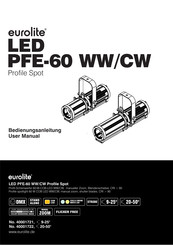 EuroLite LED PFE-60 WW User Manual