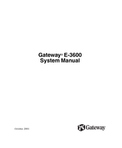 Gateway E-3600 System Manual